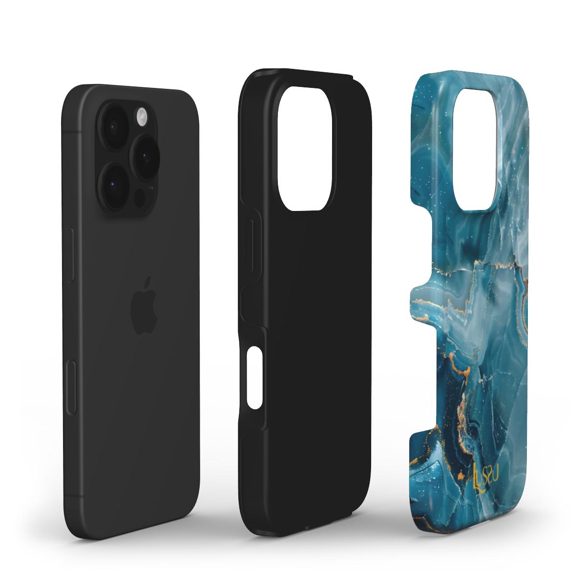 Diamond Shield Case - Blue Ember