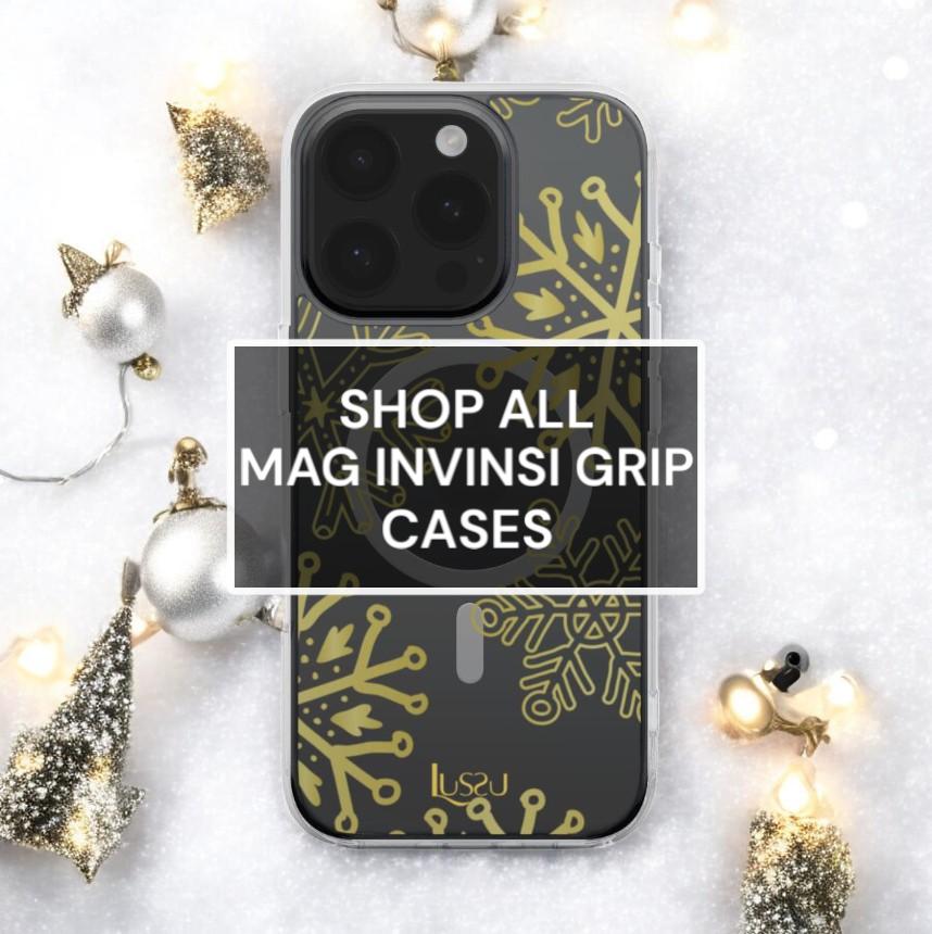 Mag Invisible Grip Cases (MagSafe for Apple)