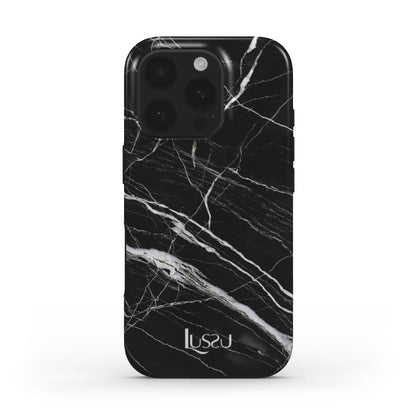 Diamond Shield Case - Black Ice Elegance