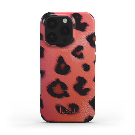 Diamond Shield Case - Blush Leopard