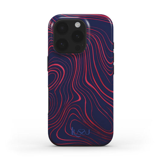 Diamond Shield Case - Lava Lines