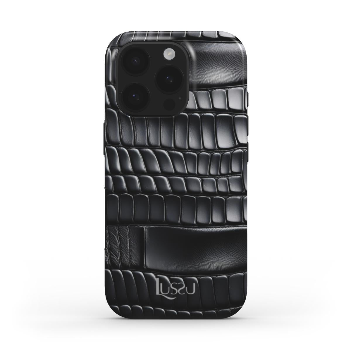 Diamond Shield Case - Obsidian Croc Armor