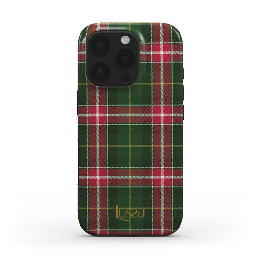 Diamond Shield Case - Tartan Yuletide