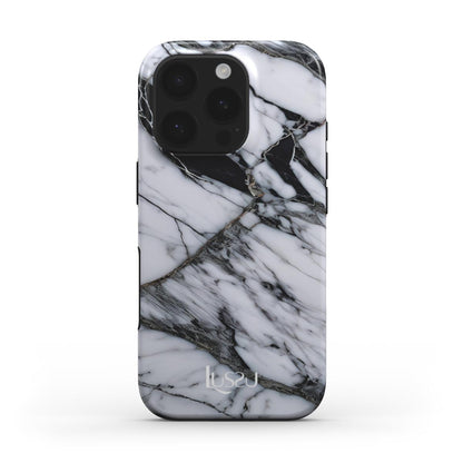 Diamond Shield Case - White Onyx Web