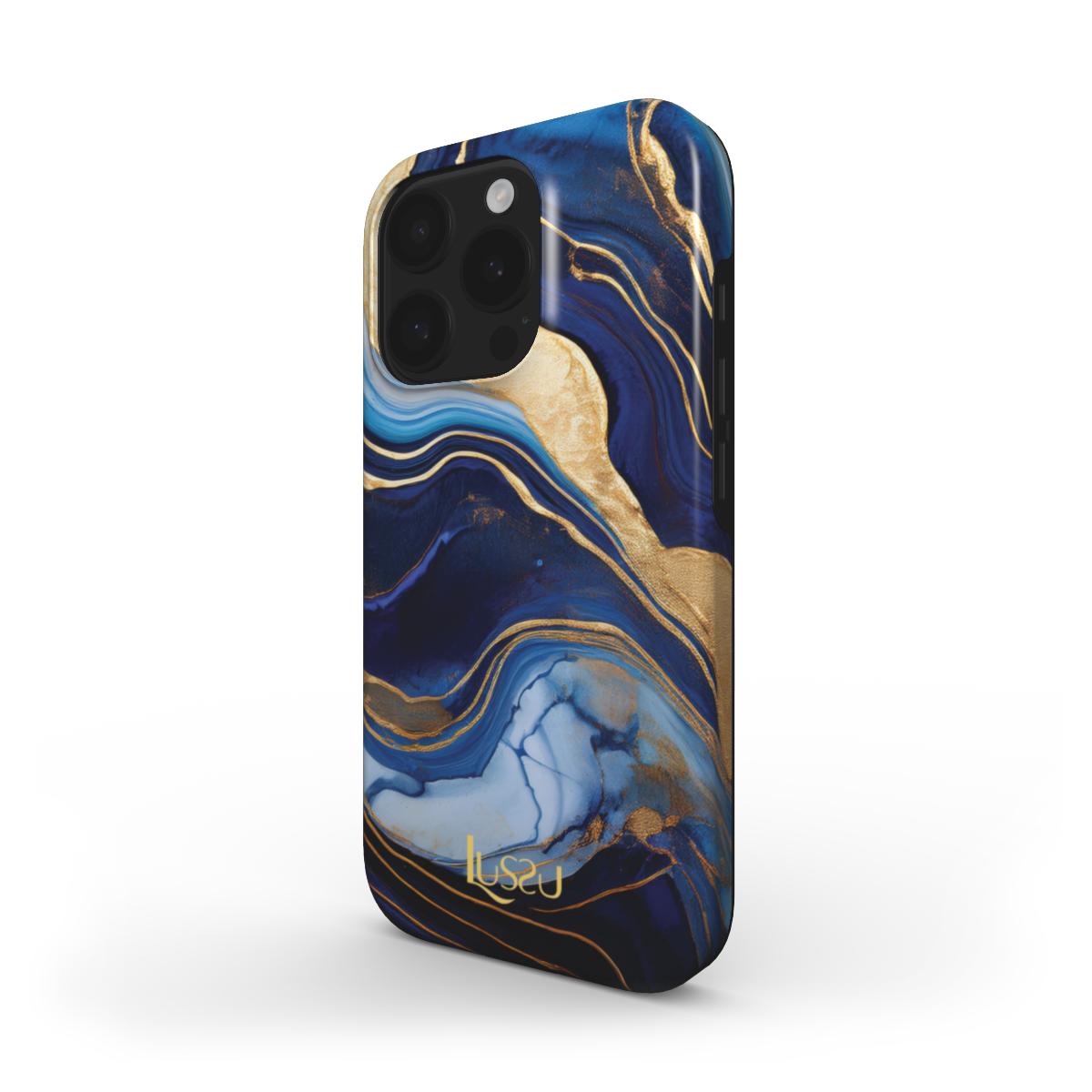 Diamond Shield Case - Aqua Veins