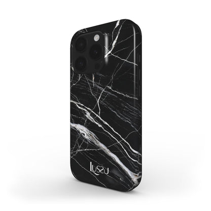 Diamond Shield Case - Black Ice Elegance