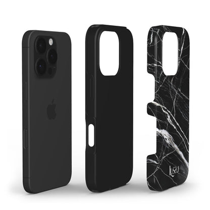 Diamond Shield Case - Black Ice Elegance