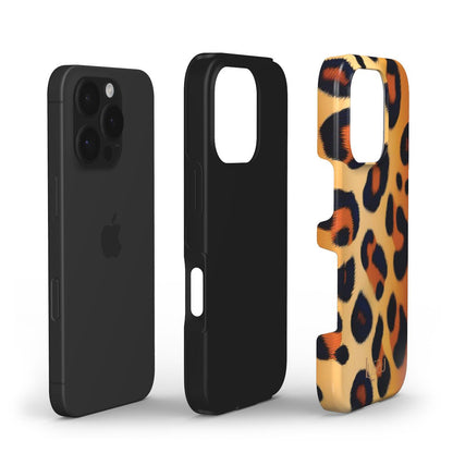 Diamond Shield Case - Leopard Luxe