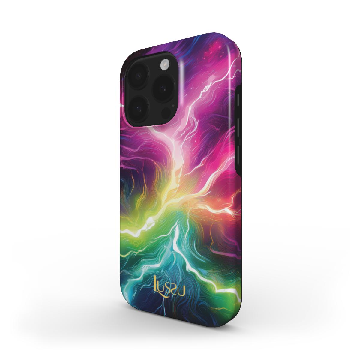 Diamond Shield Case - Neon Thunder