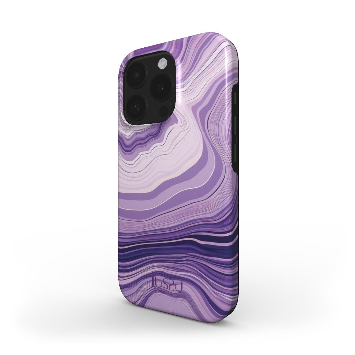 Diamond Shield Case - Orchid Flow