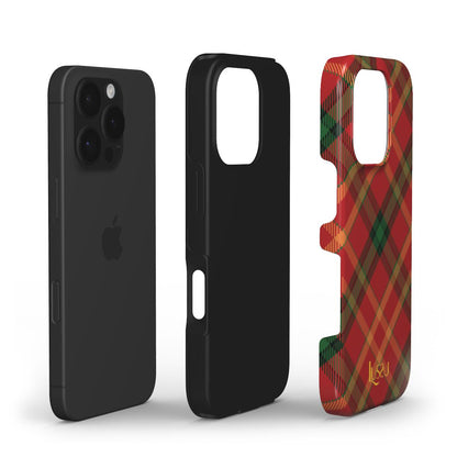 Diamond Shield Case - Plaid Cheer