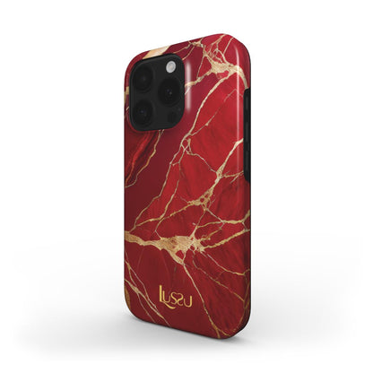 Diamond Shield Case - Scarlet Luxe