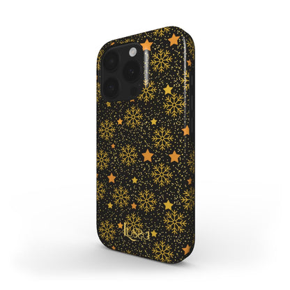 Diamond Shield Case - Starry Snowfall Nights