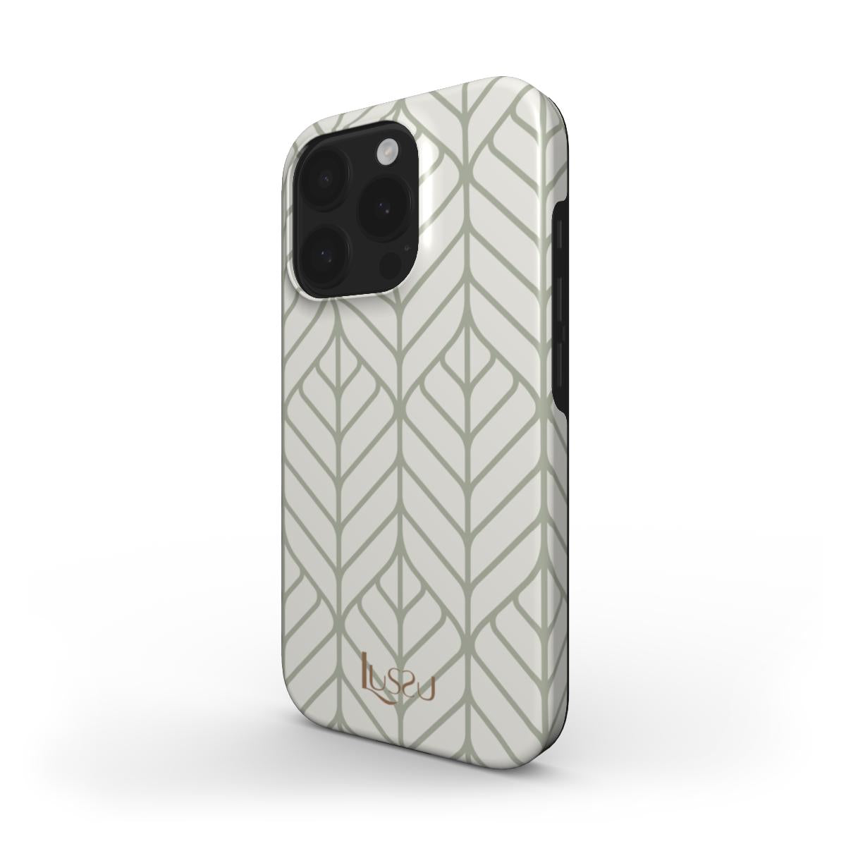 Diamond Shield Case - Tribal Leaves