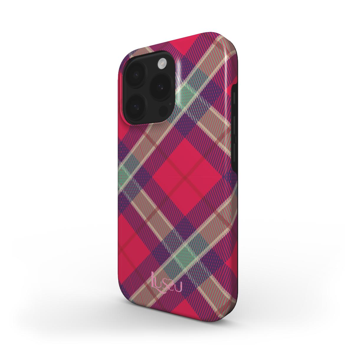 Diamond Shield Case - Twinkling Tartan