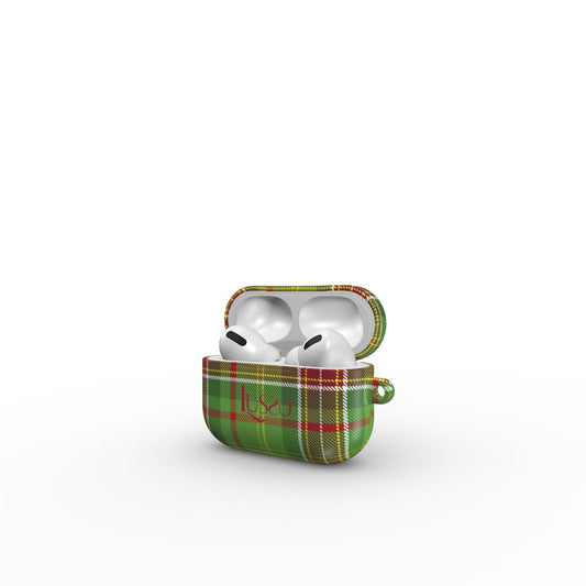 AirPods Pro Sapphire Guard Case - Evergreen Plaid