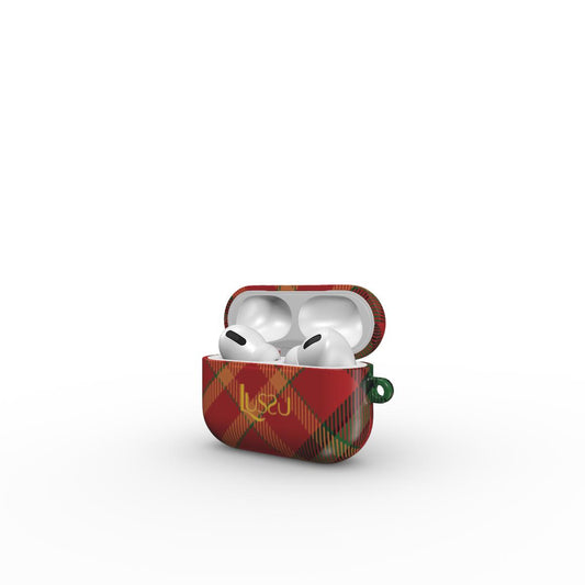 AirPods Pro Sapphire Guard Case - Plaid Cheer