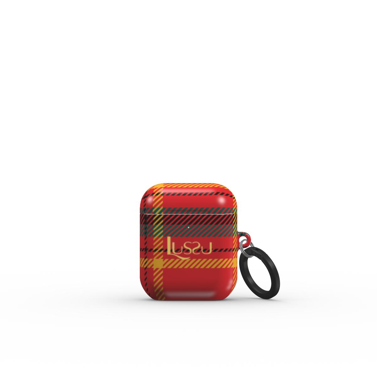 AirPods 1 / 2 Sapphire Guard Case - Santa's Plaid