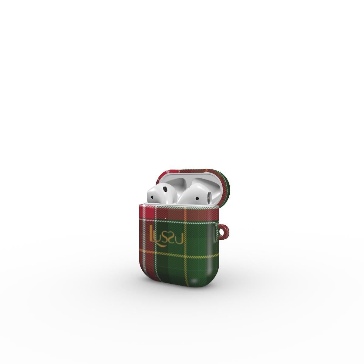 AirPods 1 / 2 Sapphire Guard Case - Tartan Yuletide