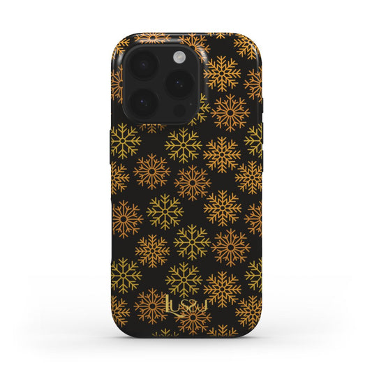 Diamond Shield Case - Golden Ember Snow