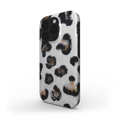 Mag Platinum Guard Case - White Leopard Luxe