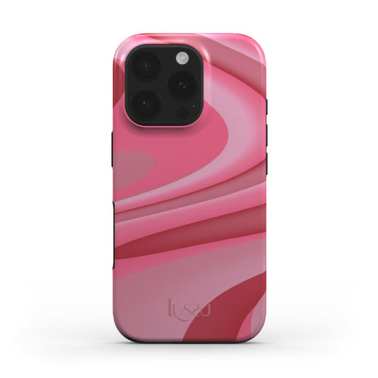 Diamond Shield Case - Pink Velvet Swirl