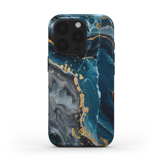 Diamond Shield Case - Noir Gold Vein