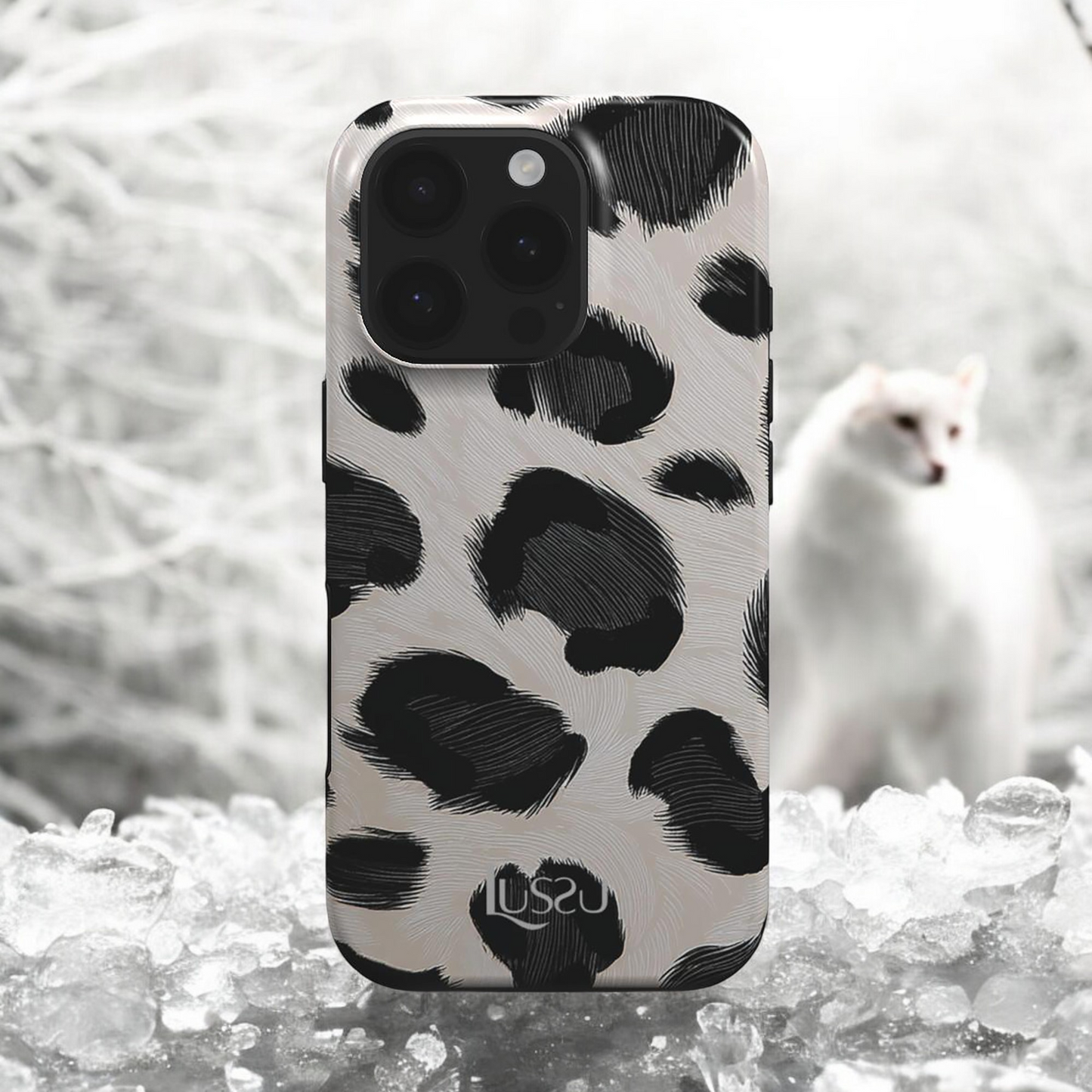 Diamond Shield Case - Frosted Feline